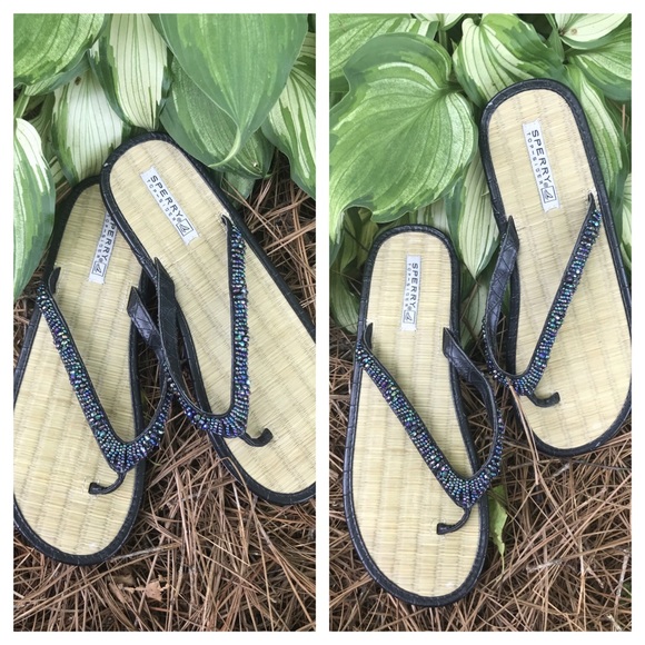 womens sperry flip flops clearance